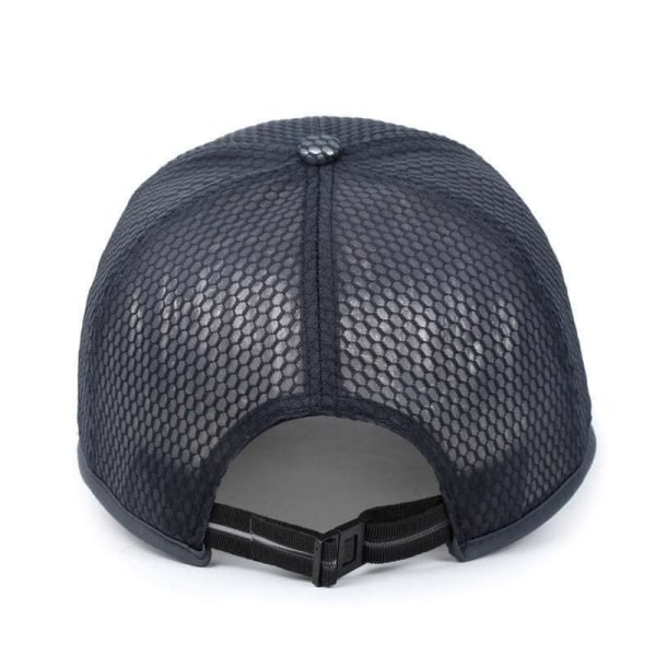 Sport Baseball Cap Sommar Snapback Hat Svart Andas Net Sol Hat Unisex
