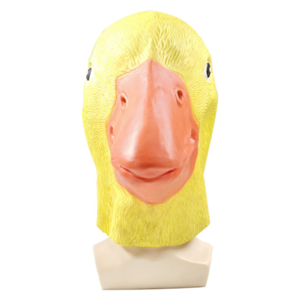 Duck Party Mask Latex Mask Cosplay Kostymrekvisita för Halloween