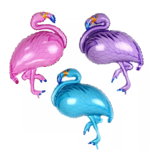 3st 3D Flamingo Folie 51X105CM Set Festdekoration