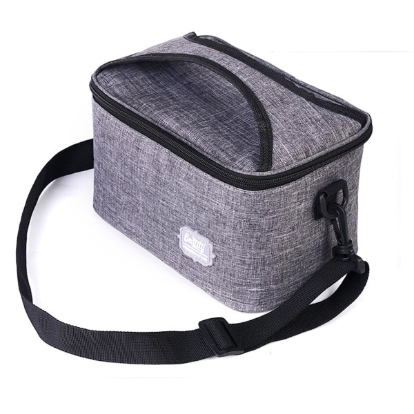 Lunchbox Isolerad Lunchväska Thermal Lunch Box Thermal Tote Bag grey