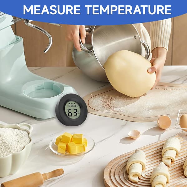 6-pak mini digitalt hygrometer termometer LCD temperatur- og fugtighedsmåler
