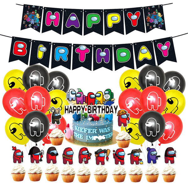 Bland Grattis på födelsedagen Ballong Set Latex Ballonger Party Dekoration  Kit 6718 | Fyndiq
