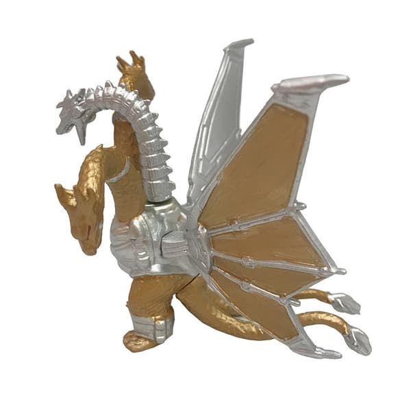 4 stk. Godzilla MechaGodzilla Ghidorah 7-9 cm PVC Kaiju samlefigursett