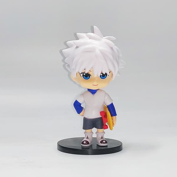 6 stk. Hunter x Hunter Chibi-figurer 10-11 cm PVC Anime samlersett for utstilling