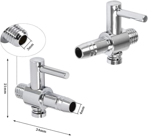 15 st. luftflödesventiler för akvarium, volymregulatorer för syrepump