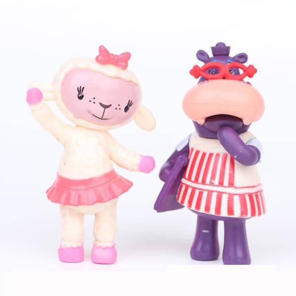 6 st Figurset Doc McStuffins Leksaksdocka Anime Kollektion