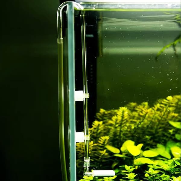 2 st U-formade akvarierör i akryl för luftpumpar och CO2-diffusorsystem