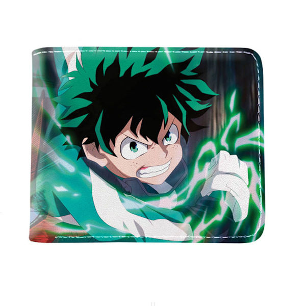 My Hero Academia Anime Plånbok Bifold Kort plånbok plånbok med myntficka