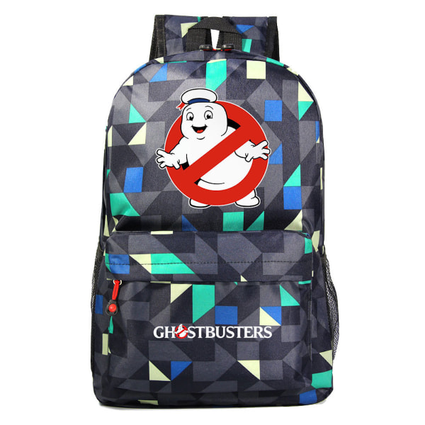 Ghostbuster Anime skolryggsäck Casual Daypack Ryggsäck Cool bokväska