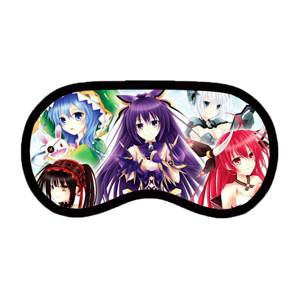 Date A Live Sleep Mask Anime Comfort Soft Sleeping Eye Mask Eye Cover Eyeshade Unisex