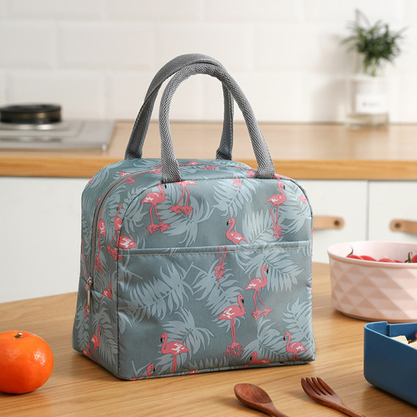 Isolerad Lunchbox Thermal Tote Bag Läcksäker Vattentät multicolor