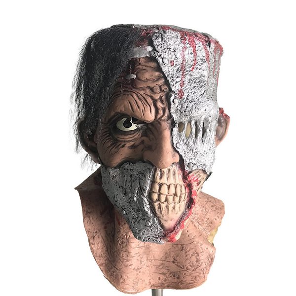 Evil Man Huvudbonader Skrämmande Mask Cosplay Kostym rekvisita Halloween
