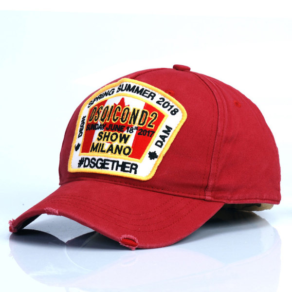 DSQICOND2 Cap för män utomhus DSQ Snapback-hatt