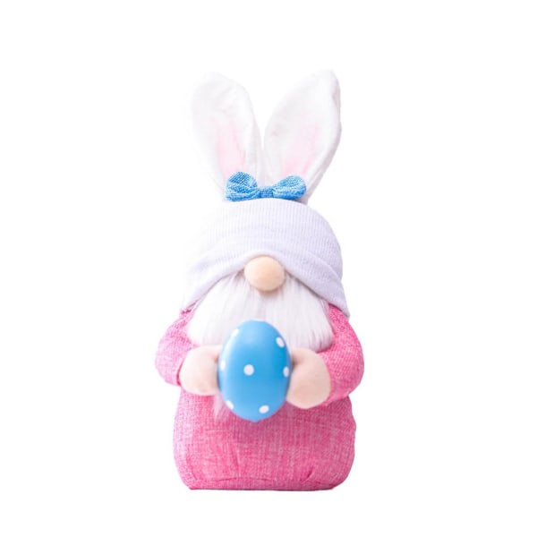 Anime påsk kanin kramar ägg figur leksak modell tecken