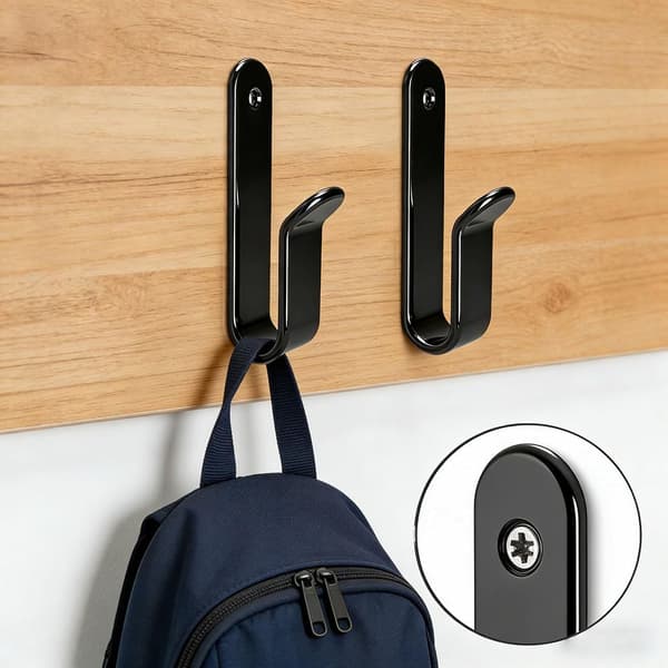 2-pack väggfästen i metall för skateboard och snowboard