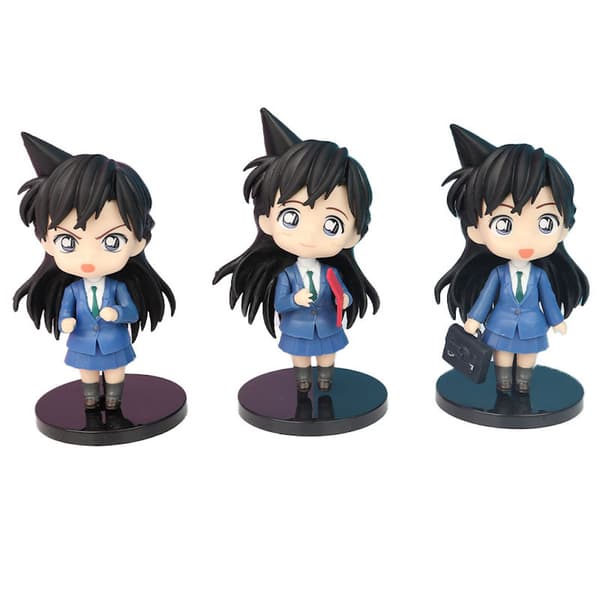 6 stk. Conan Figurer Anime Figur Legetøj Samling Model Dekoration Samlerobjekter Statue