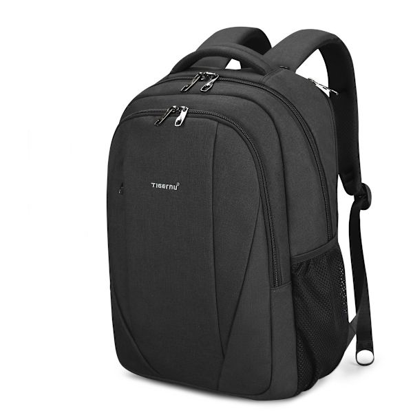 Laptop-ryggsäcksväska med USB laddningsport Axelväska för man black