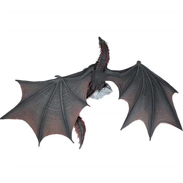 1 stk. Games Thrones Sort Drage Anime Figur Legetøj Samling Model Dekoration Samlerobjekter Statue