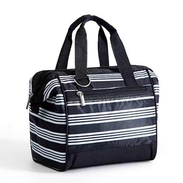 Isolerad Lunchbox Thermal Tote Bag Läcksäker Vattentät black