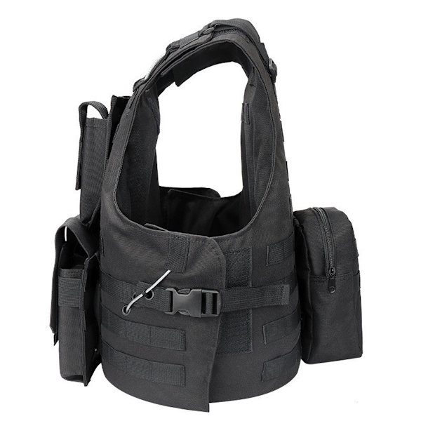 Airsoft Tactical Väst Outdoor Molle Jaktväst Justerbar modulär utrustning för träningsspel