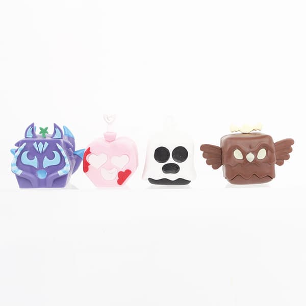 12 st Fantasy Fruit Cube-figurer 4 cm PVC mini-samlarset för skrivbordsdekoration