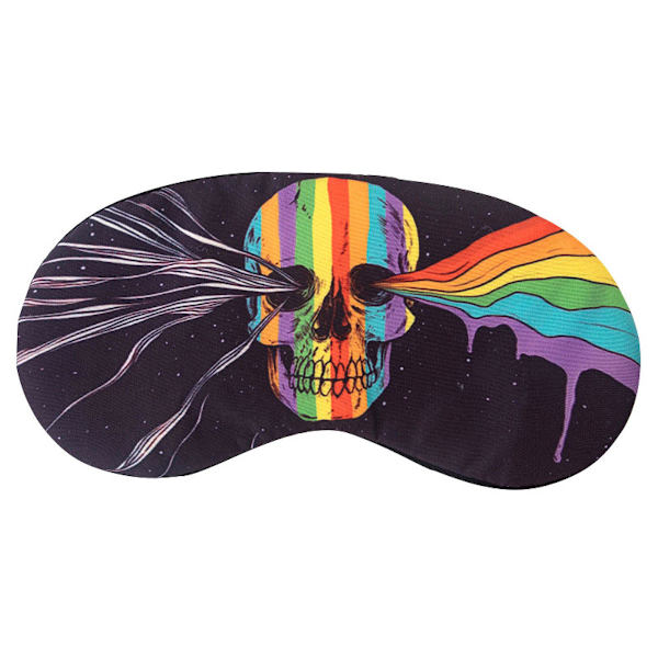 Funny Skull Sleep Mask Anime Comfort Soft Soft Eye Mask Eye Cover Eyeshade Unisex