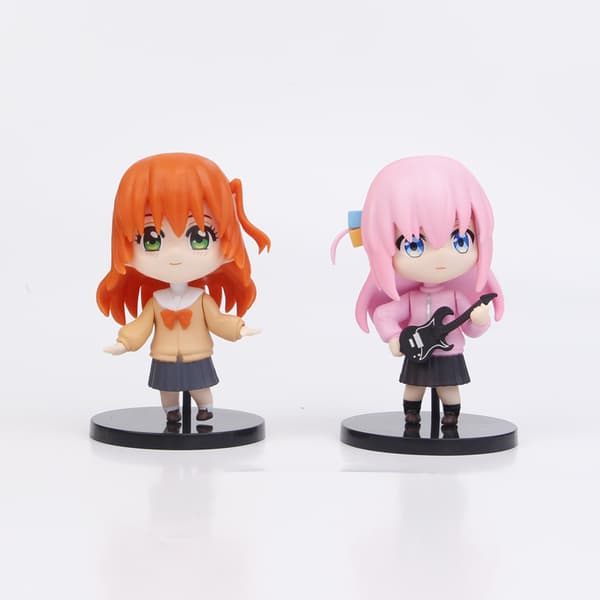 6 stk. Bocchi the Rock Chibi-figurer 9-11 cm PVC anime samlerobjekt-sæt