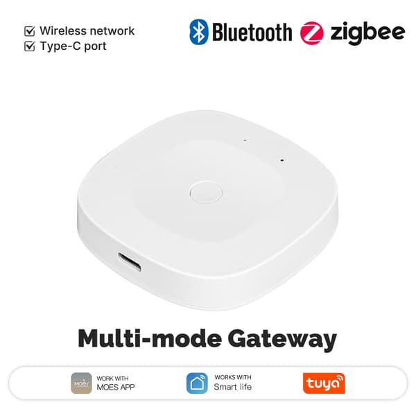 Tuya Zigbee Bluetooth Mesh WiFi Smart Gateway Hub App Fjernstyring til Hjemmet