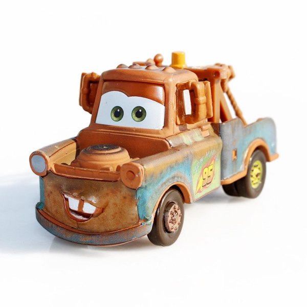 Cars Tow Mater Racing Driver Legering Bilmodell Tecknad leksak för barn