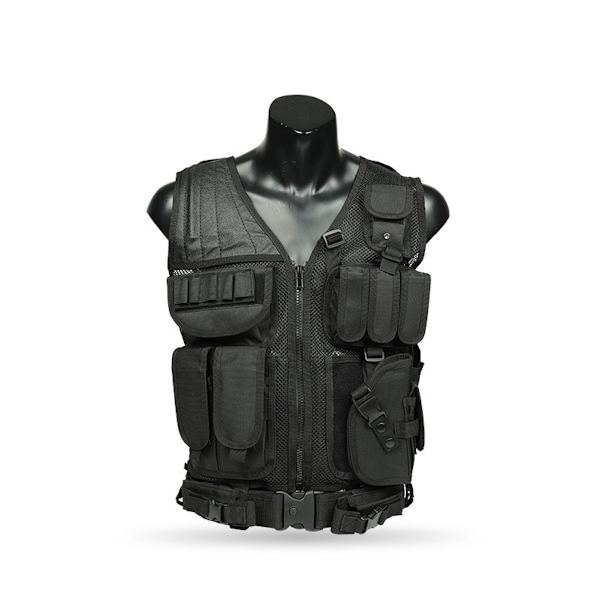Mesh Airsoft väst Tactical Molle Army Väst Jaktväst Jacka för män