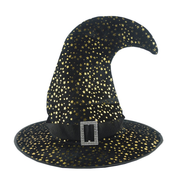 Halloween Makeup Party Hat Färgglad Witch Wizard Hat Trollkarl Top Hat