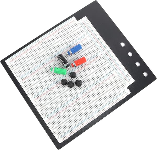 3220-punkts loddefri breadboard med aluminiumsbase for krets prototyping