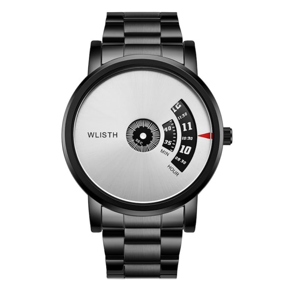 Creative Rotated Watch Multi Dial Watch Silver Urtavla Vattentät