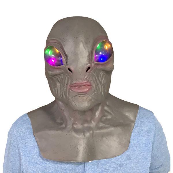 Alien Mask Mask Skrämmande Cosplay kostym rekvisita för Halloween Party