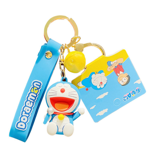 Doraemon Anime nyckelring nyckelring väska hängande nyckelring julklapp