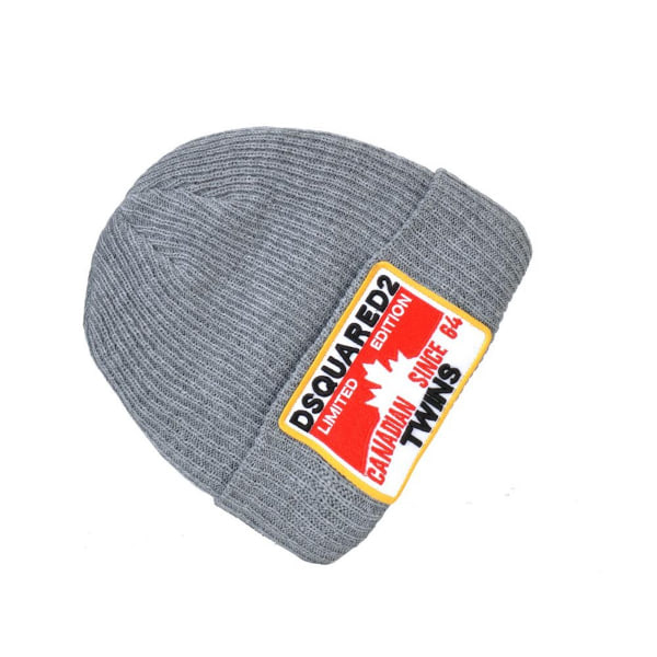 Stickad varm mössa Dsquared2 Grå