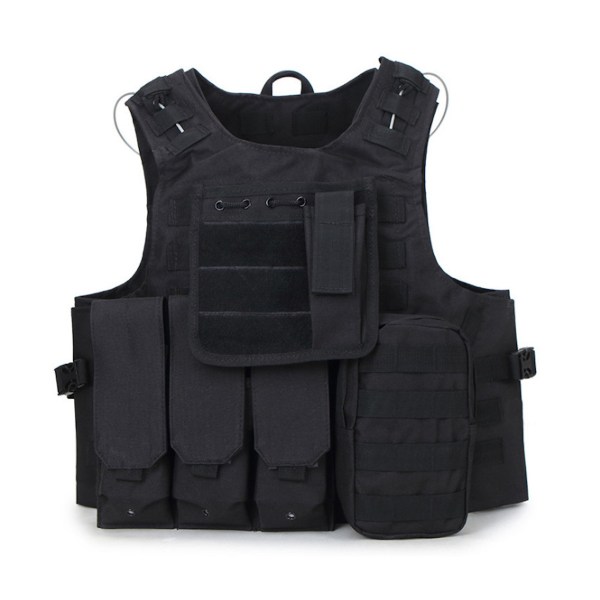 Men Tactical Vest Outdoor Molle Jaktväst Justerbar modulutrustning för träningsspel