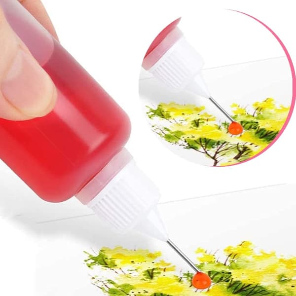 21-delars set med 30 ml precisionsflaskor för lim, pyssel och DIY-konst