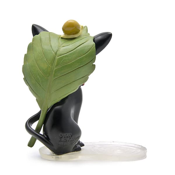 1 stk. Sort Kat Jiji Anime Figur Legetøj Samling Model Dekoration Samlerobjekter Statue