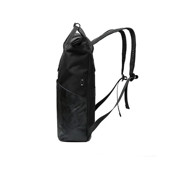 Stöldskyddad bärbar ryggsäck Resväska Axelväska för man black