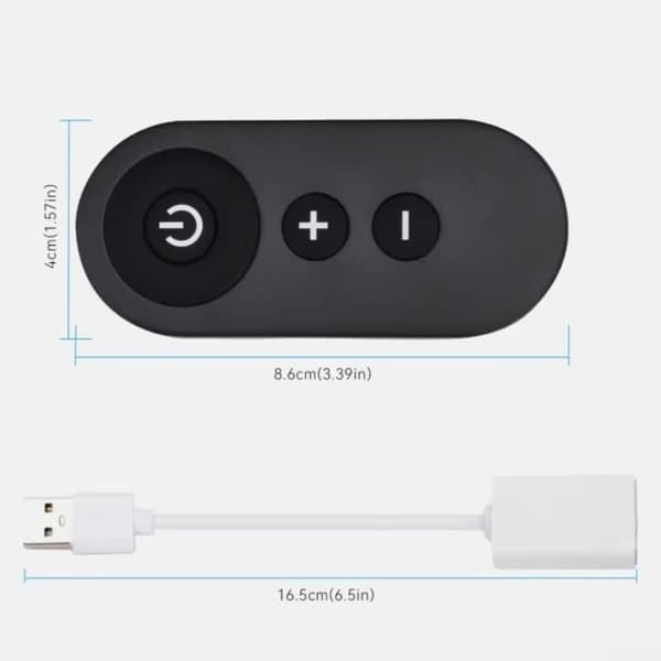 USB 5V trådløs fjernkontrollbryter LED-dimmerkontroller for lysstripeviftepumpe