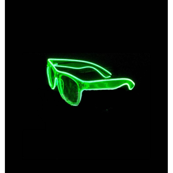 LED Glasögon EL Wire Glasses Light Up Glasögon för konsert Cosplay Halloween Barer Klubbars fester