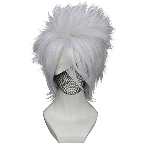 Anime peruker Hatake Kakashi syntetiskt hår peruker