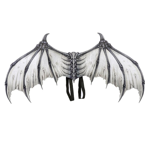 Fladdermusvinge Vikbar Halloween Devil Bone Kostymtillbehör Vuxna Cosplayklä upp till karneval