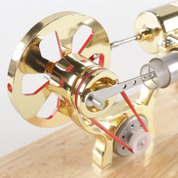 Mini Stirling-motor generatormodell med 3-5V LED vitenskapelig eksperiment-sett