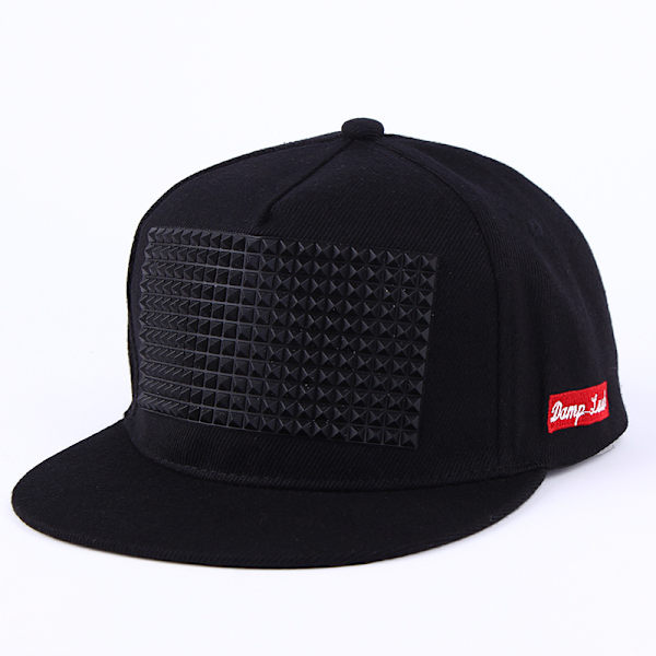Trendig Vanlig Cap Offsettryck Print -hatt Svart Solhatt i bomull Unisex