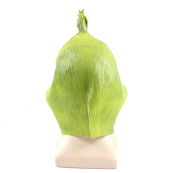 Grinch Mask Latex Huvudbonader Cosplay kostym rekvisita