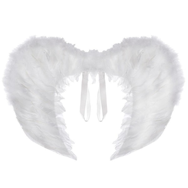 Angel Wing Feathers Halloween Dräkt Assessories Rollspel Karneval Bröllopsklänning för barn