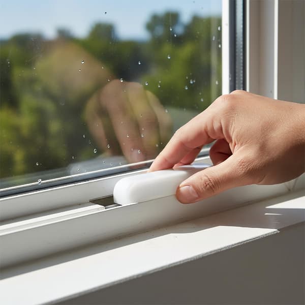 20 stk. vinduesdrænhætter, hvide drænhulsdæksler til UPVC-rammer