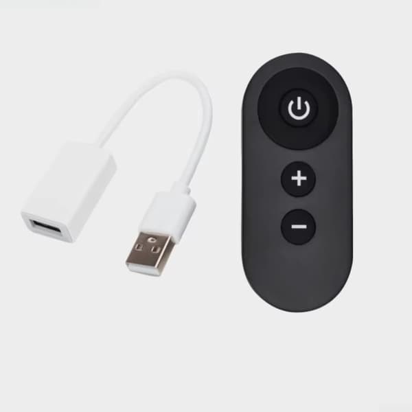 USB 5V trådløs fjernbetjent LED-lysdæmpercontroller til lysbånd, ventilator og pumpe